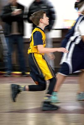 Matteo Drivin' the Lane